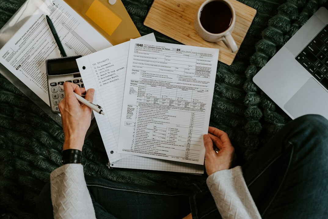 auditor reviewing financial documents