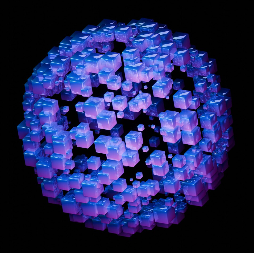 blockchain technology visualization