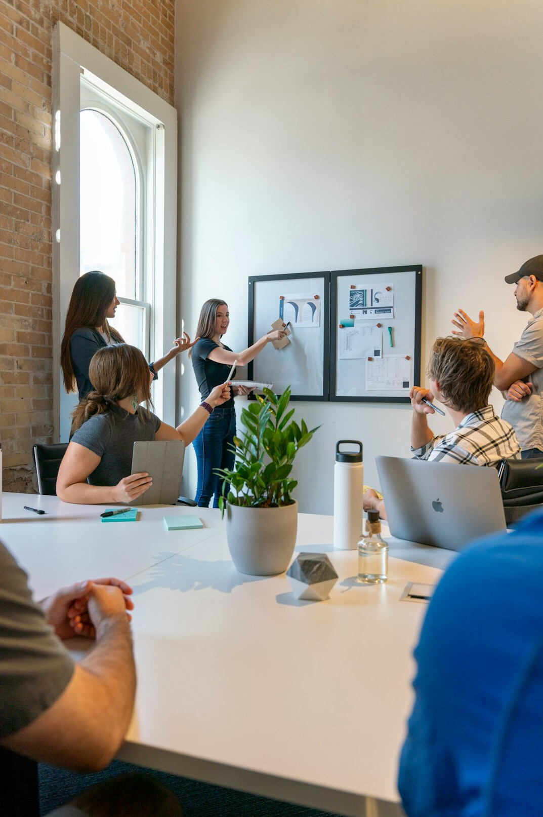 team collaboration in office