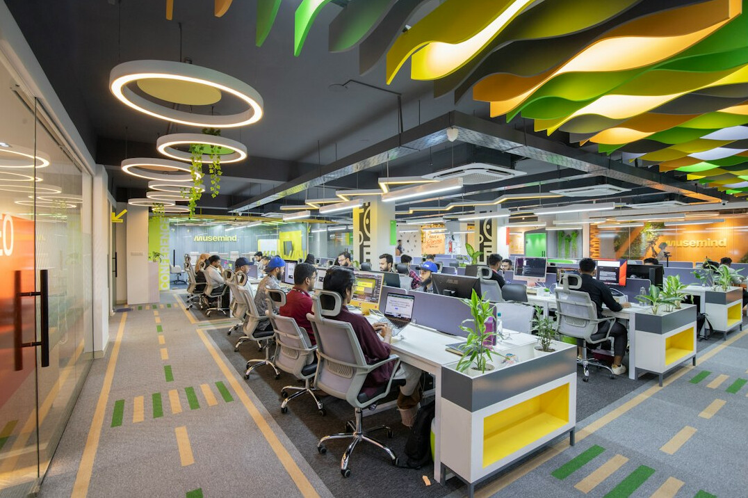 modern office environment